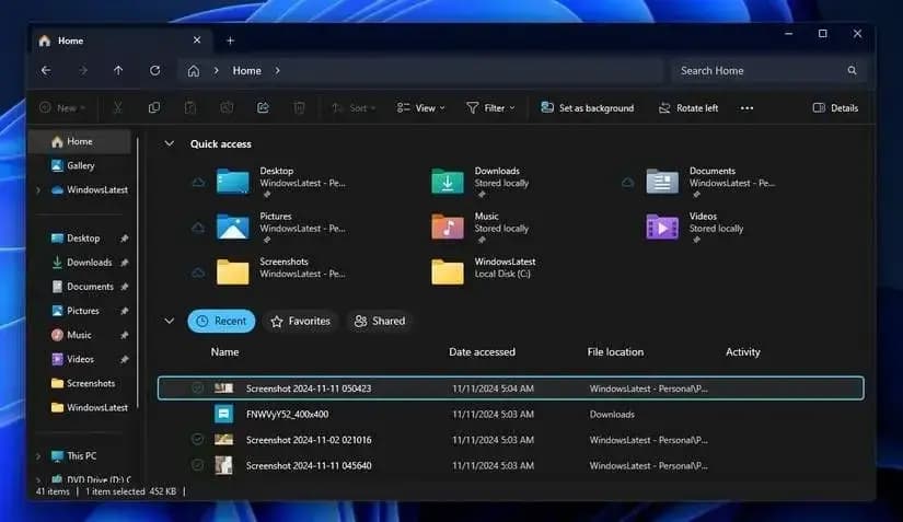 Windows 11: Il File Explorer si rifà il look con aggiornamenti visivi